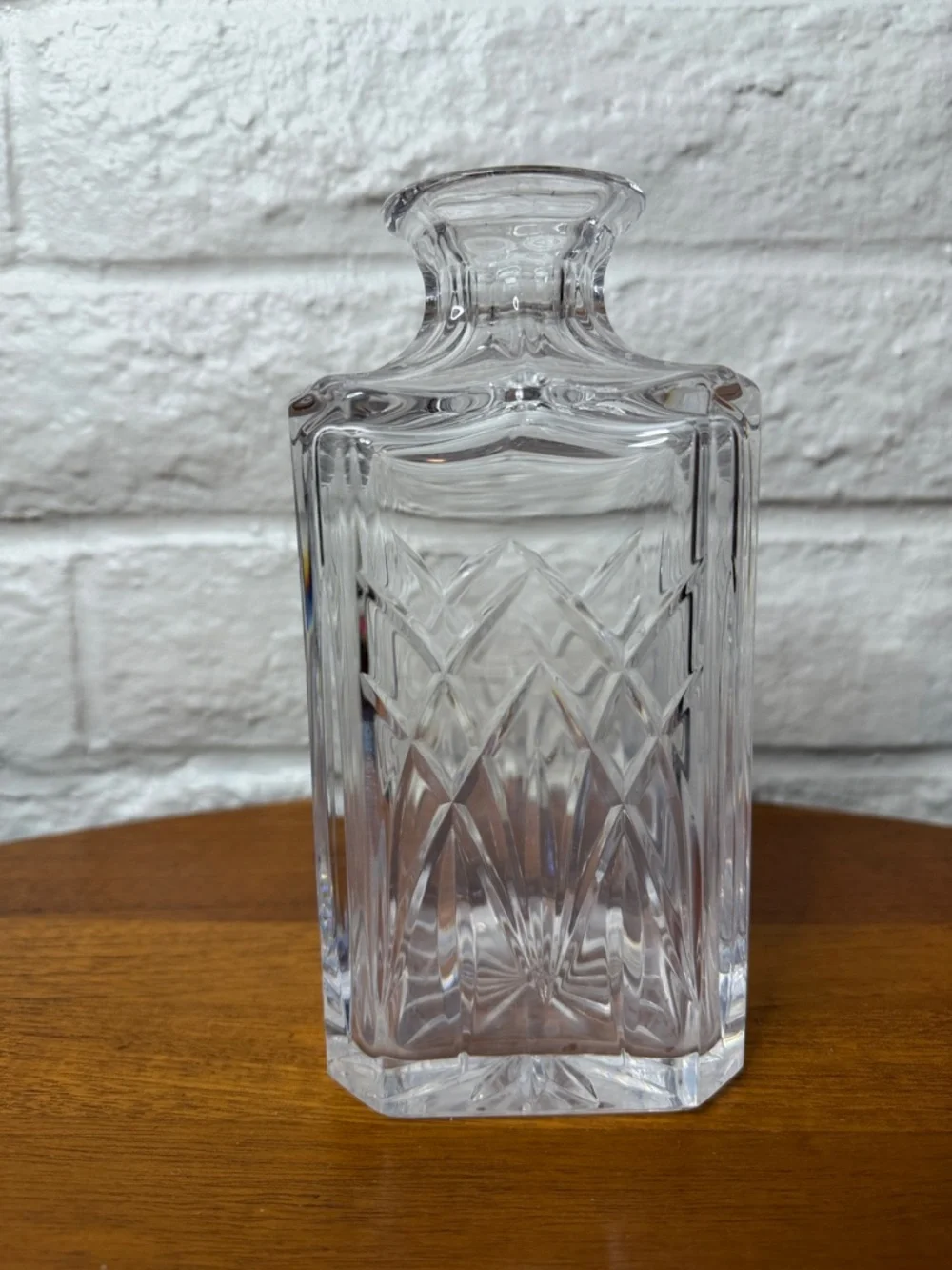 Vintage HeavyCrystal Decanter No Stopper Vase